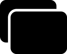 Overlapped Layers Stencil Svg Design File, Free Vectors File